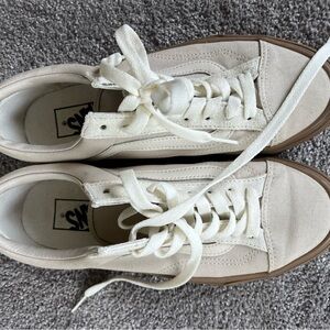 VANS Canvas Sneakers with White Laces